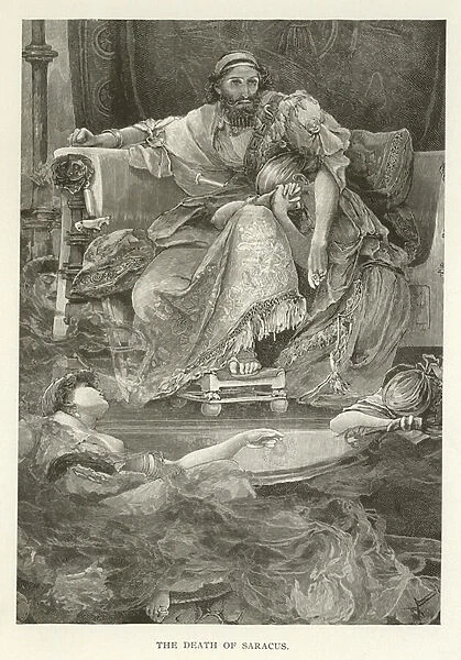 The Death of Saracus (engraving)