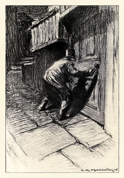 The Door frontispiece from the Strange Case of Dr Jekyll and Mr Hyde