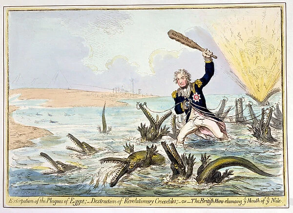 Extirpation of the Plagues of Egypt, published by Hannah Humphrey in 1798