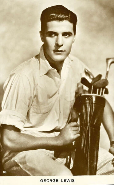 George J Lewis, Mexican film and TV actor (b  /  w photo)