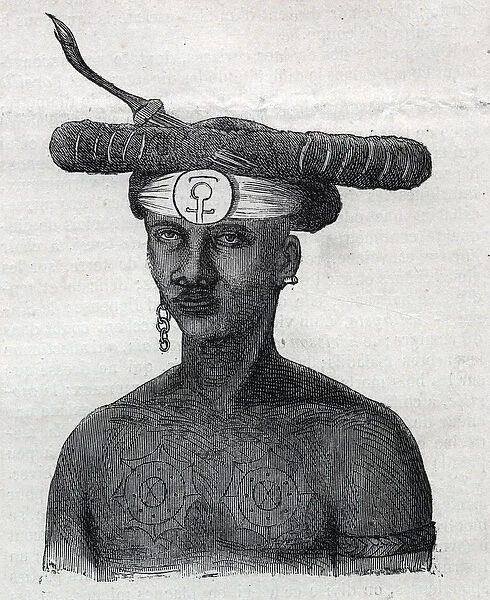 Indigenous people of New Guinea (New Guinea): inhabitant of the Arfaque Mountains