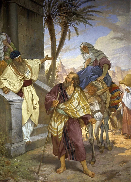 Joseph and Mary, Escape to Bethlehem Rome