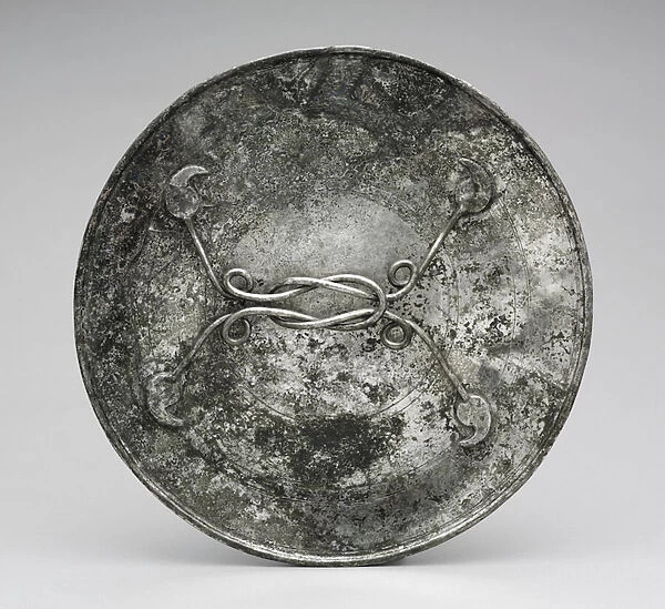 Mirror with a Handle in the Form of a Herakles Knot, c. 280-400 (silver)