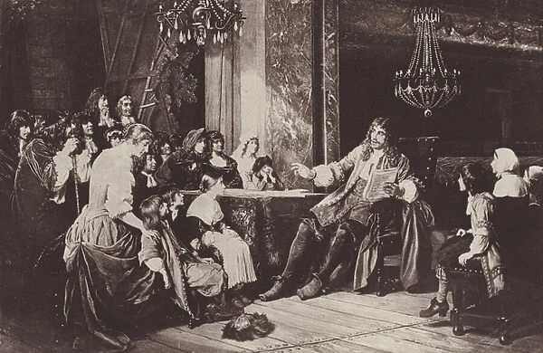 Moliere and his Troupe (photogravure)