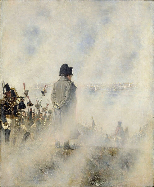 Napoleon Bonaparte - Before Moscow. Waiting for the deputation of boyars par Vereshchagin