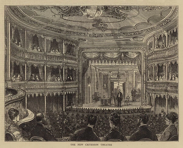 The New Criterion Theatre (engraving)