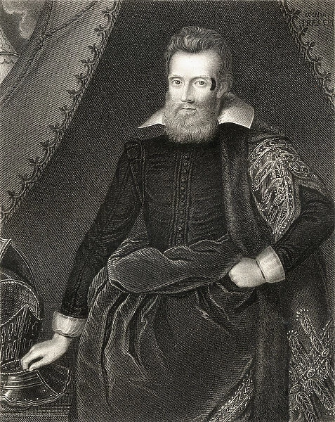 Portrait of Henry Danvers, Earl of Danby, from Lodges British Portraits