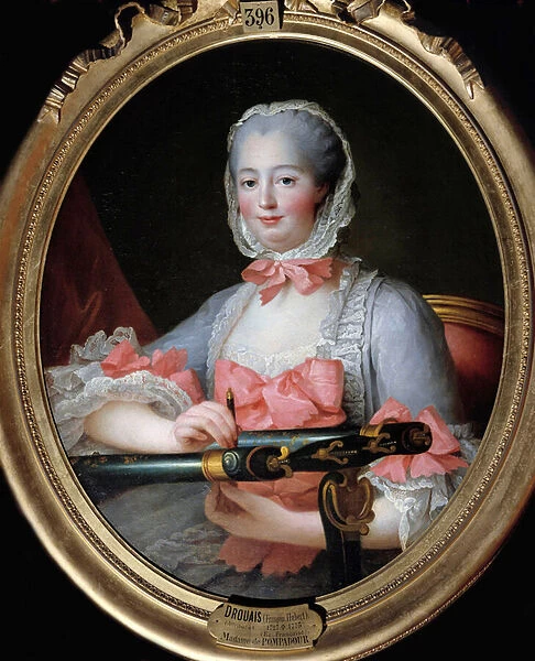 Portrait of Jeanne Antoinette Poisson, Marquise of Pompadour