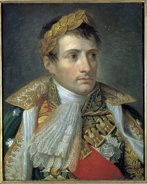 Portrait of Napoleon I, painting by Andrea Appiani (1754 - 1817). Museo del Risorgimento