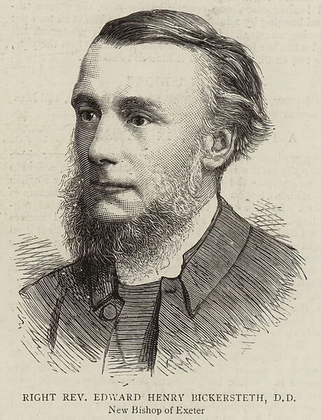 Right Reverend Edward Henry Bickersteth, DD (engraving)