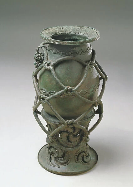 Roped pot, from Igbo-Ukwu 9th - 10th century (leaded bronze)