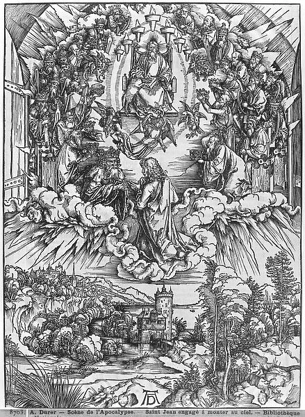 Scene from the Apocalypse, St. John before God the Father and the Twenty-Four Elders