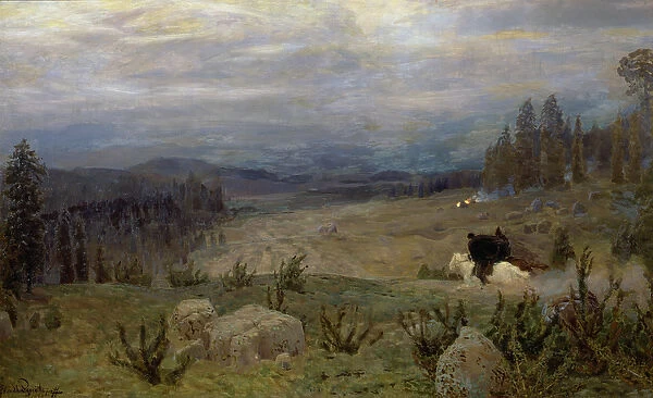 Siberia, 1894 (oil on canvas)