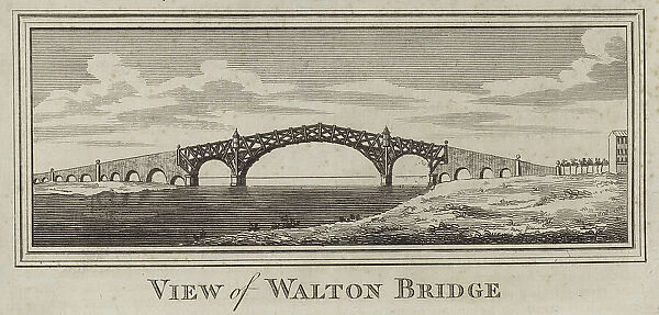 View of Walton Bridge, Surrey (engraving)