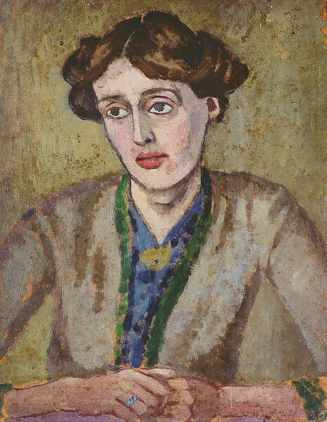 Virginia Woolf (1882-1941) (oil on board)