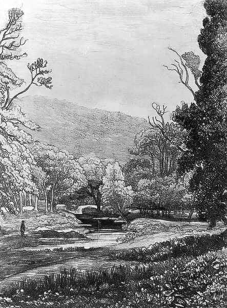 In Werrington Park, 1823 (engraving)