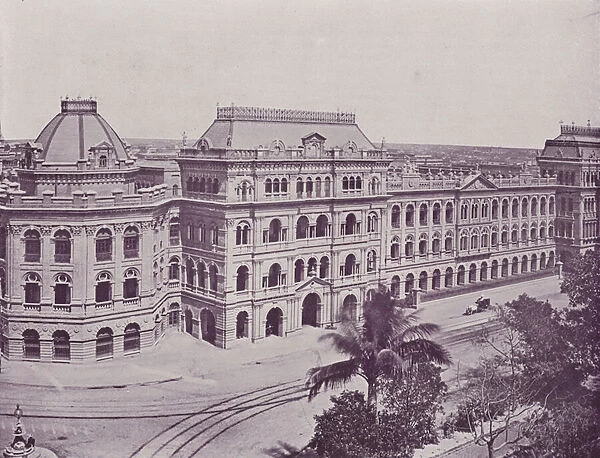 Writers Building, Calcutta (b  /  w photo)