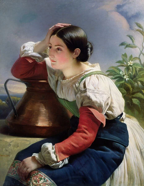 Young Italian at the Well, c. 1833-34 (oil on canvas)