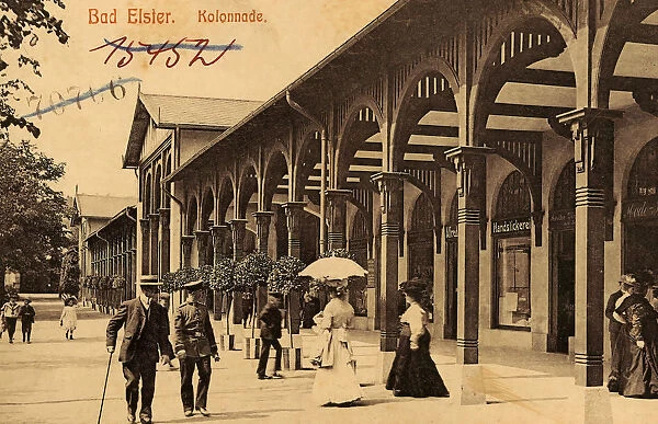 Colonnades Germany Shops Saxony 1907 Vogtlandkreis