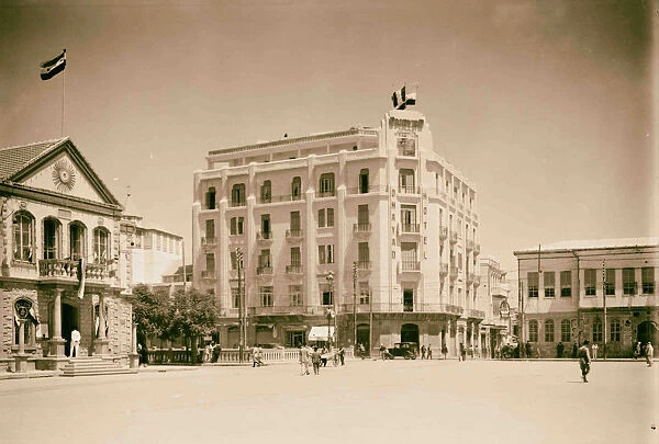 Damascus environs Omyad Hotel Facing city square
