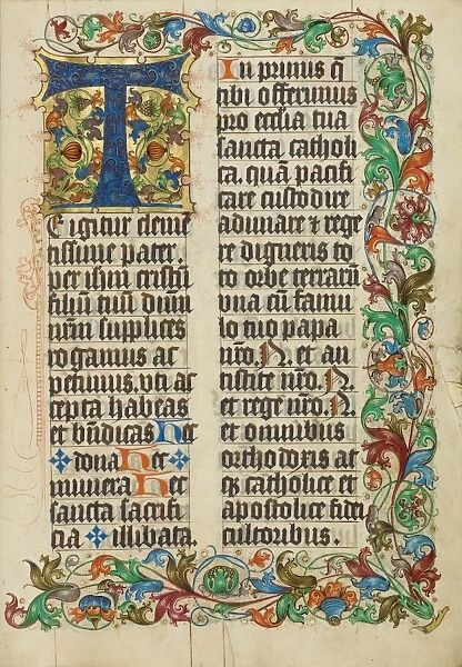 Decorated Initial T