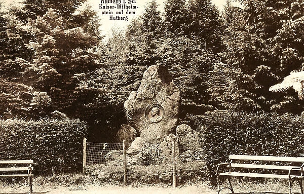 Hutberg Kamenz Park benches Germany Reliefs Wilhelm I