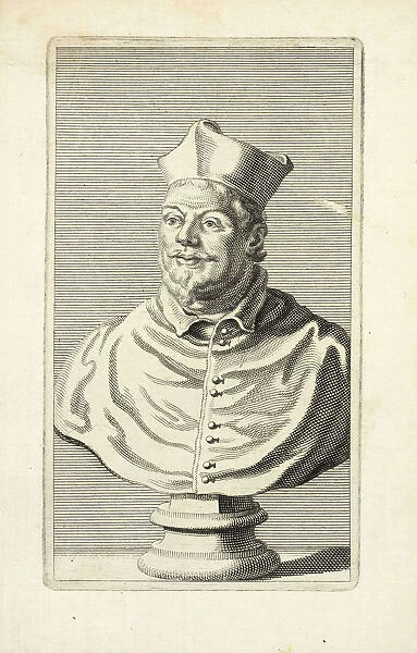 Portrait bust Cardinal Scipione Borghese Villa Borghese