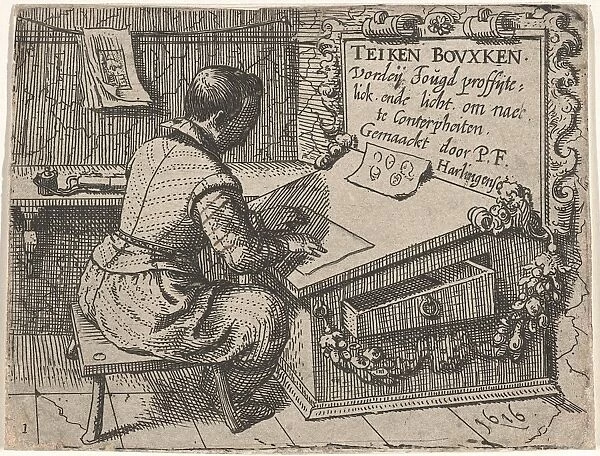 Pupil in a studio, Pieter Feddes van Harlingen, 1616
