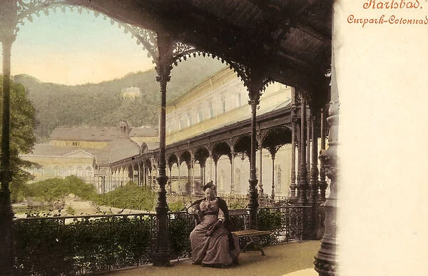 Sadova kolonada Parks Karlovy Vary