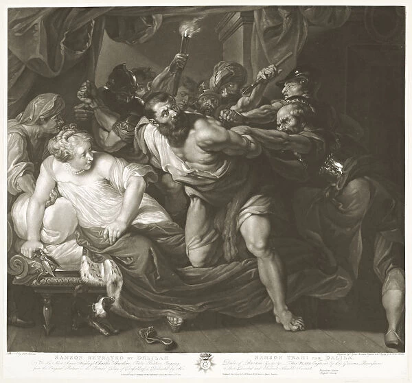 Samson betrayed Delilah Green Valentine 1739-1813