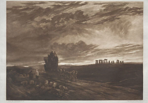 Stonehenge Daybreak 1897 Frank Short British