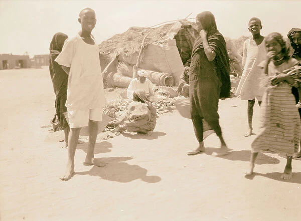 Sudan Khartoum Shambat village Types market 1936