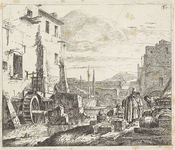 View of a mill, Anonymous, 1626 - 1727