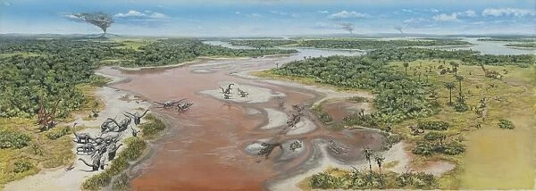 Dinosaur National Monument Panorama. Late Jurassic of North America