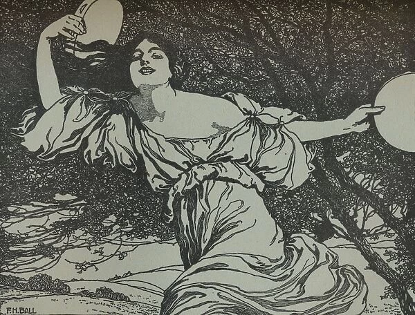 Bacchante, c20th century (1914-1915). Artist: Fred Hammersley Ball