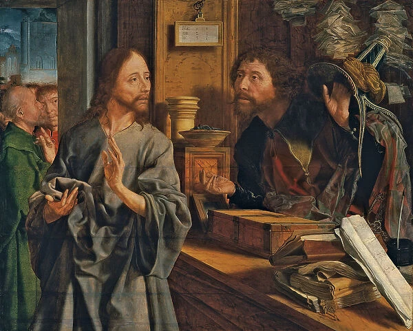 The Calling of Saint Matthew, ca 1530. Artist: Reymerswaele, Marinus Claesz, van (ca. 1490-after 1567)
