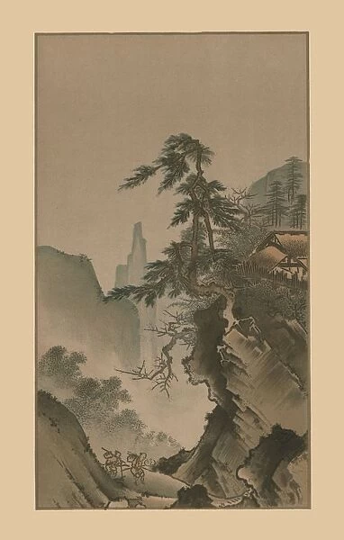 Chinese landscape, 16th century, (1886). Artist: Kano Masanobu