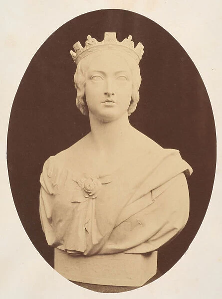 Copy of a Bust of Her Majesty Queen Victoria, by Joseph Durham, Esq. F. S. A. 1857