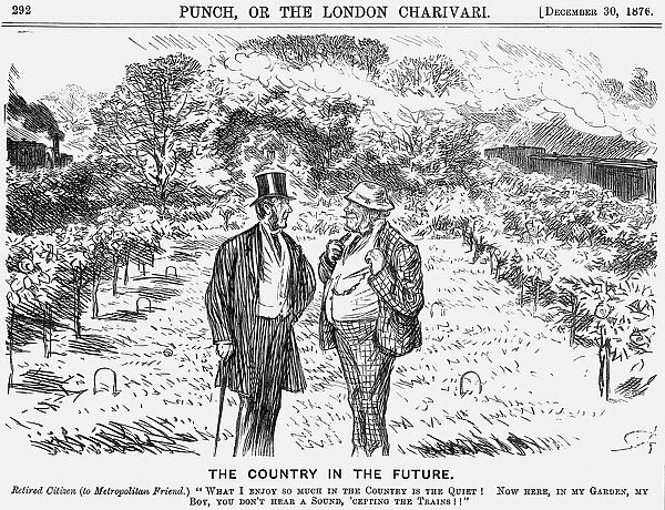 The Country in the Future, 1876. Artist: Charles Samuel Keene
