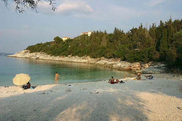 Dafnoudi Beach near Fiscardo, Kefalonia, Greece