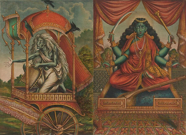 Dhumavati  /  Matangi, 1885-90. Creator: Unknown
