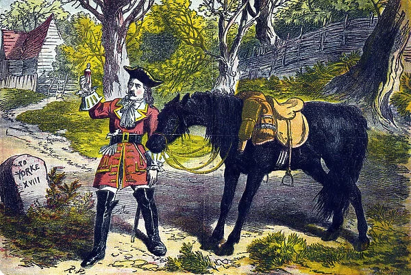 Dick Turpin (1706-1739), English robber and highwayman, 19th century