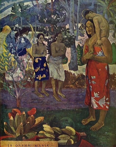 We Greet Thee, Mary, 1936. Artist: Paul Gauguin