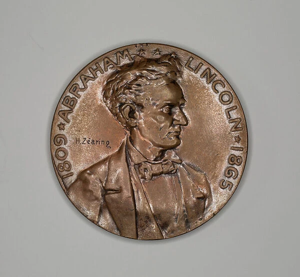 Three Medals Depicting Lincoln, 1865  /  94. Creator: Unknown