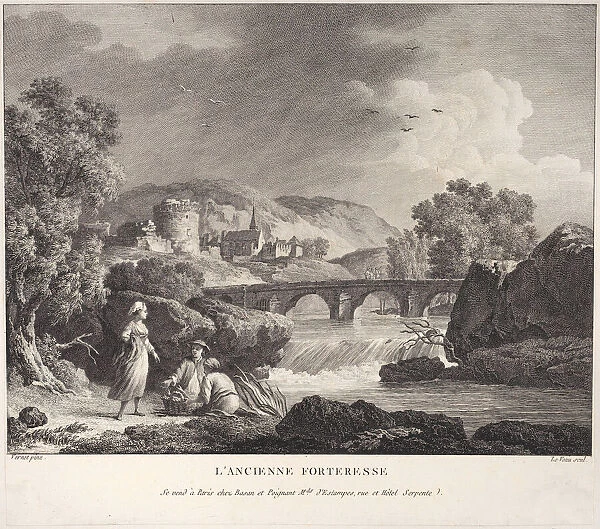 The Old Fortress, ca. 1770. Creator: Jean Jacques Le Veau
