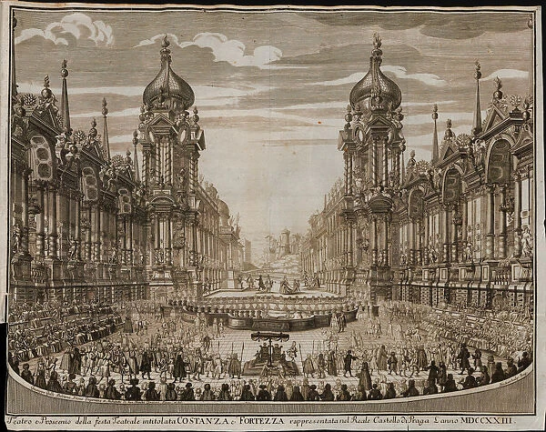 Opera Costanza e fortezza in the Prague Castle on August 28, 1723 to celebrate the coronation of Cha