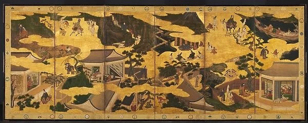 Scenes from the Tales of Ise, mid-1600s. Creator: Unknown
