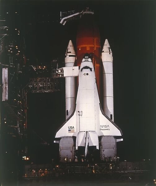 Space Shuttle Orbiter Discovery at Kennedy Space Center, Merritt Island, Florida, USA