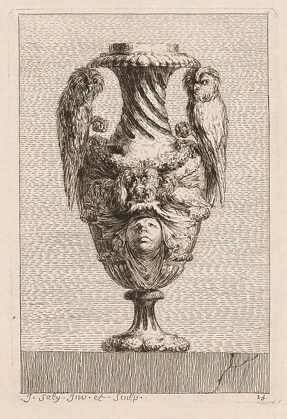 Suite of Vases: Plate 15, 1746. Creator: Jacques Francois Saly (French, 1717-1776)