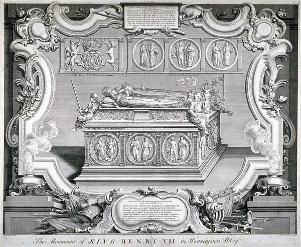Tomb of Henry VII and Queen Elizabeth, Westminster Abbey, London, c1750